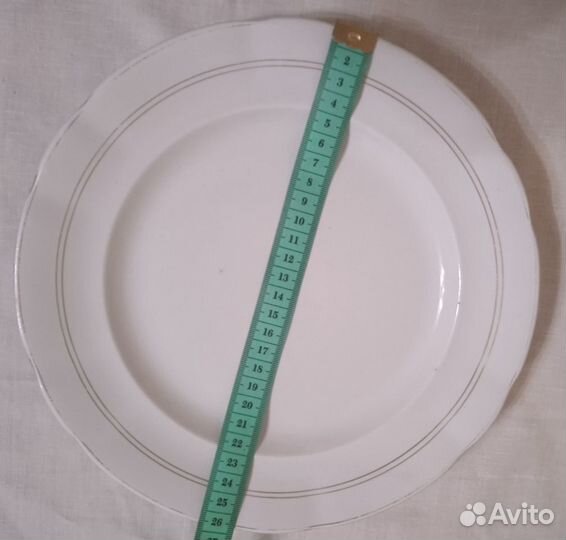 Тарелки ретро фарфор мс Кузнецова