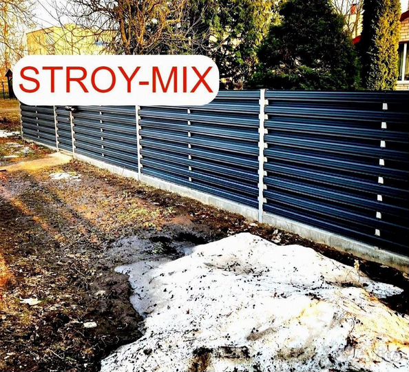 Штакетник металлический