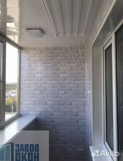 Остекление балконов и лоджий, отделка балкона