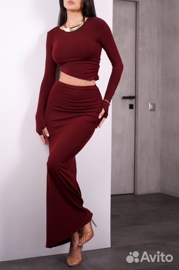 Костюм женский вечерний с юбкой