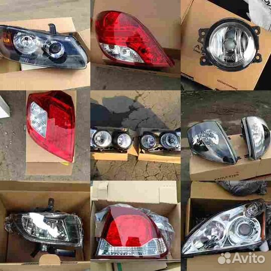 W202 Молдинг под фару правый грунтованный