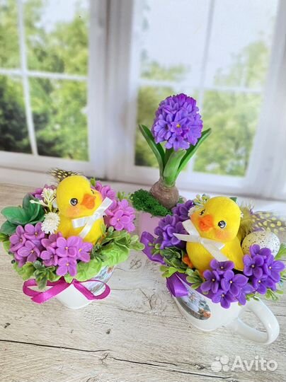 Мыло ручной работы букет в керамической кружке