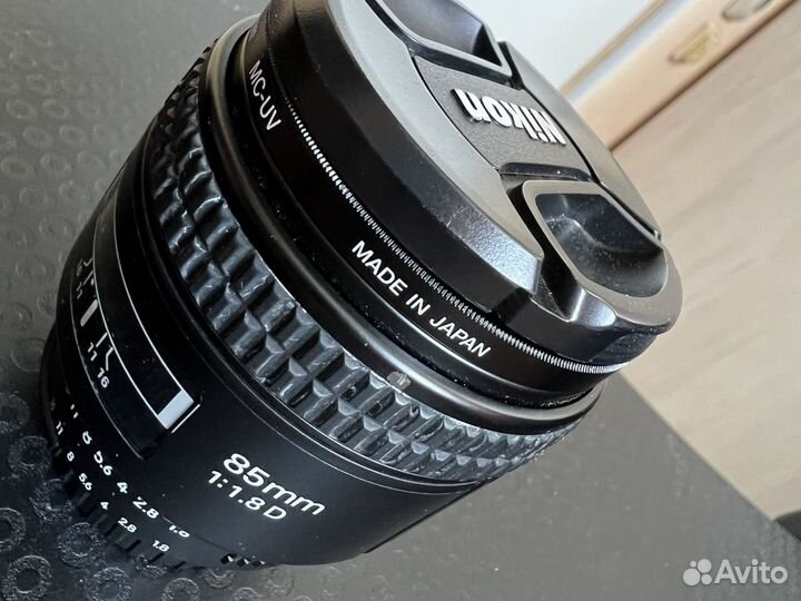 Объектив nikkor 85mm 1.8/nikon никон 85 мм 1.8