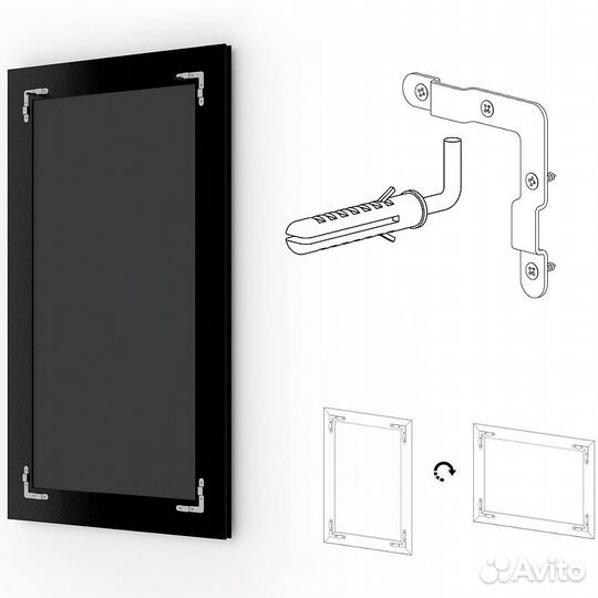 Зеркало Evoform Exclusive 149х64 BY 3548 с фацето