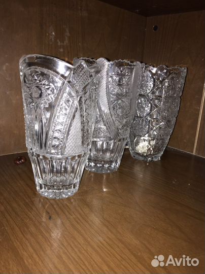 Хрустальная ваза