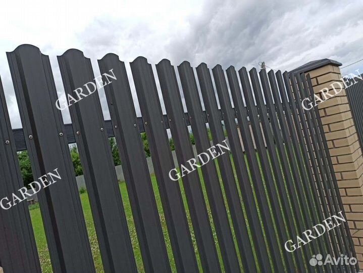 Евроштакетник для забора покрытие Satin (Сатин)