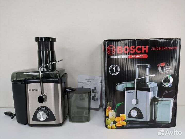 Соковыжималка Bosch 1000вт 2000об/мин