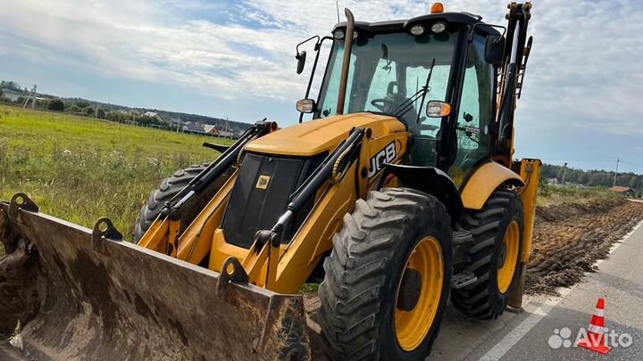 Аренда экскаватора погрузчика услуги трактора