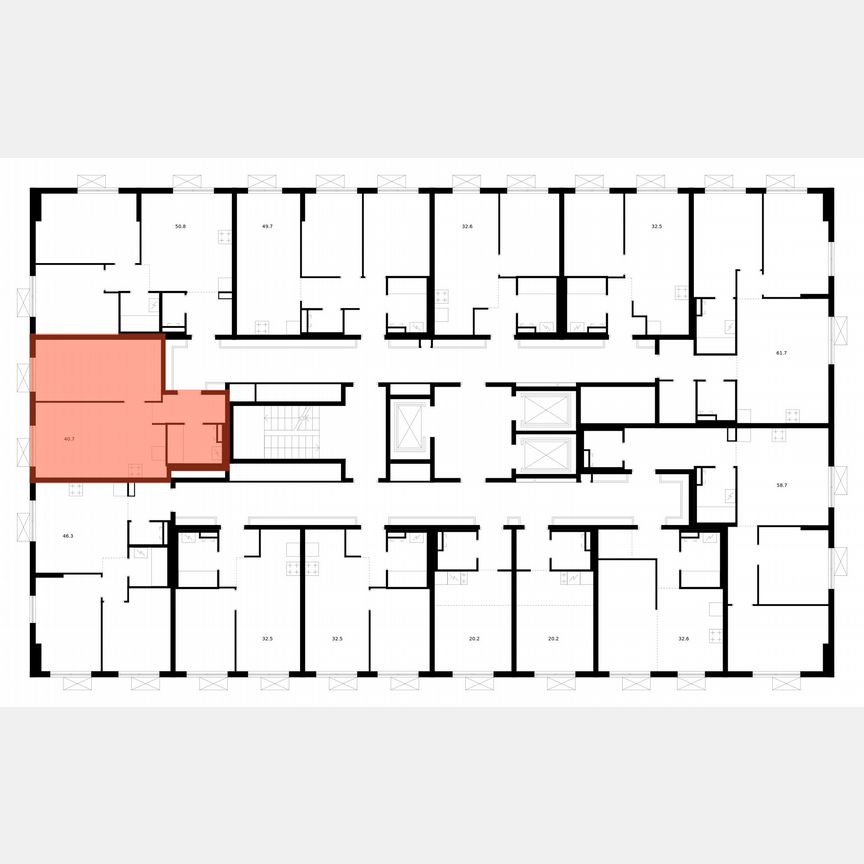 1-к. квартира, 40,7 м², 14/24 эт.