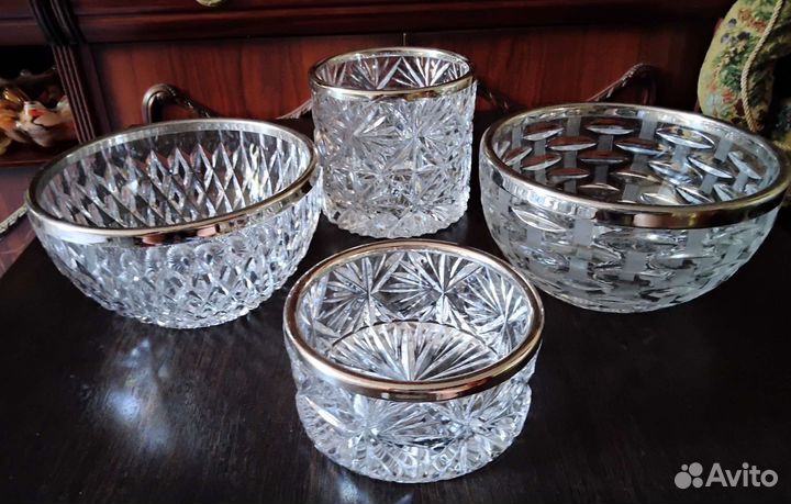 Вазы хрусталь СССР