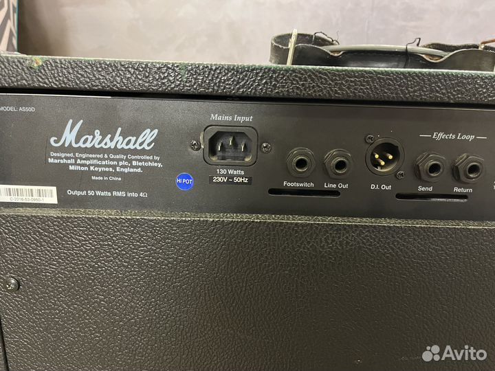 Marshall комбоусилитель AS50D