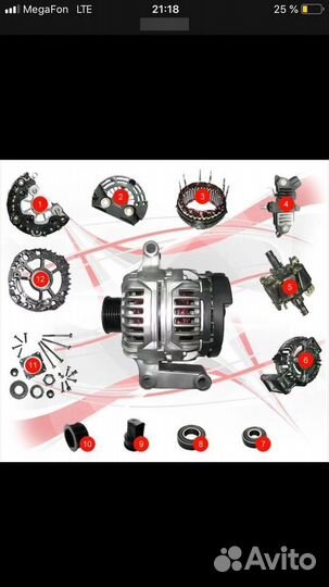 Ремонт генераторов и стартеров