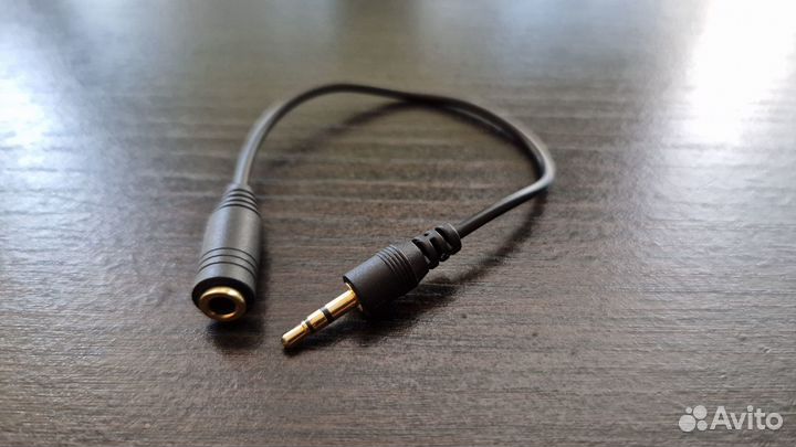 Переходник micro Jack 2,5 мм - Jack 3,5 мм