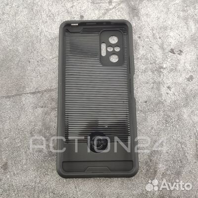 Чехол на Xiaomi Redmi Note 10 Pro трансформер (чер