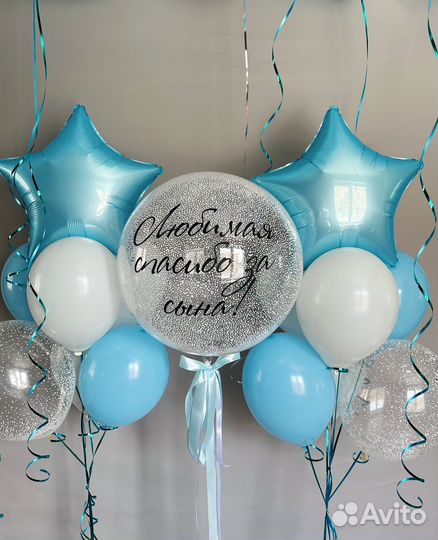 Воздушные шары на выписку из роддома