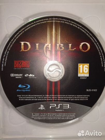 Игра Diablo III для PS3