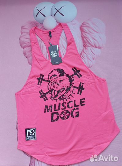 Спортивная майка борцовка Muscle Dog