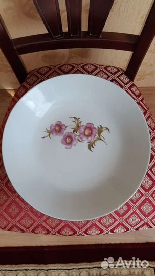 Блюдо фарфоровое kahla гдр