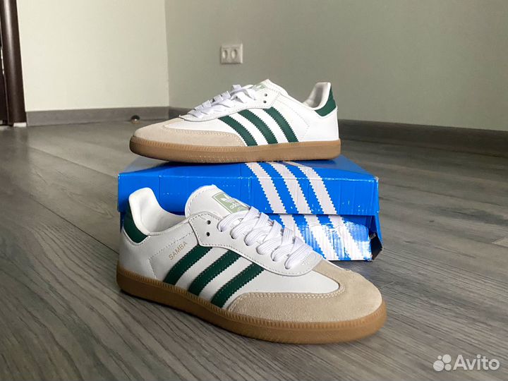 Adidas Samba OG White & Green