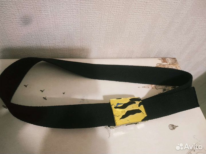 Ремень с пряжкой из муранского стекла - Италия