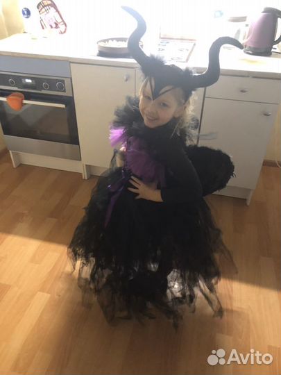 Костюм Малефисенты от 110 рост Прокат