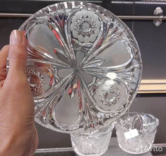 Хрусталь СССР вазы салатники блюдо