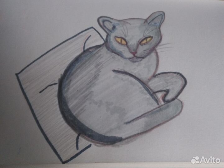 Рисунок питомца на заказ