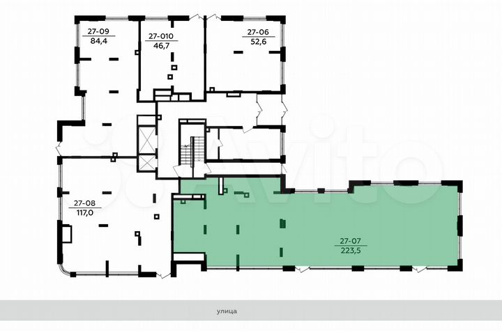 Продажа 223.5 м² на трафике к метро