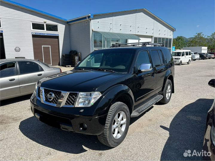 Nissan Pathfinder защита бампера