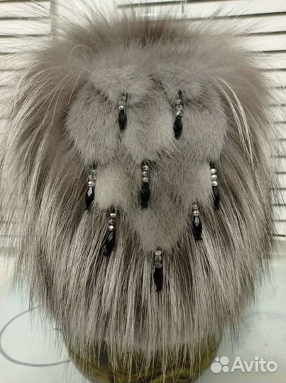 Шапка норковая женская