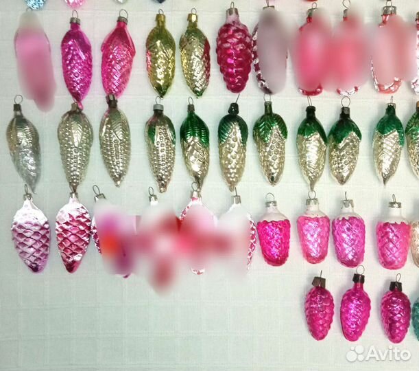 Елочные игрушки СССР /шишки