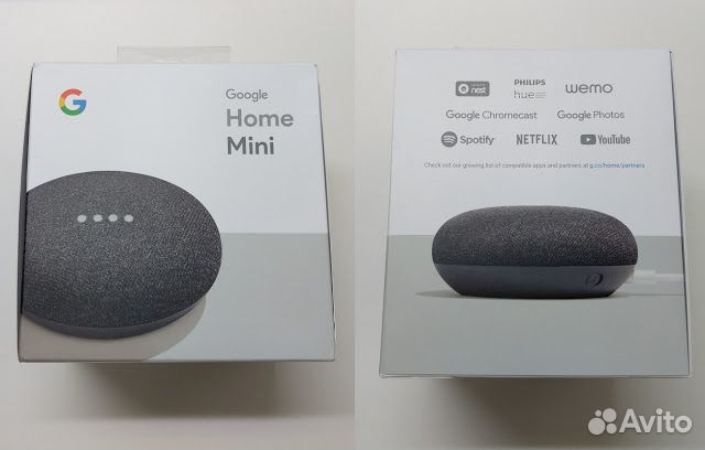 Умная колонка Google Home Mini