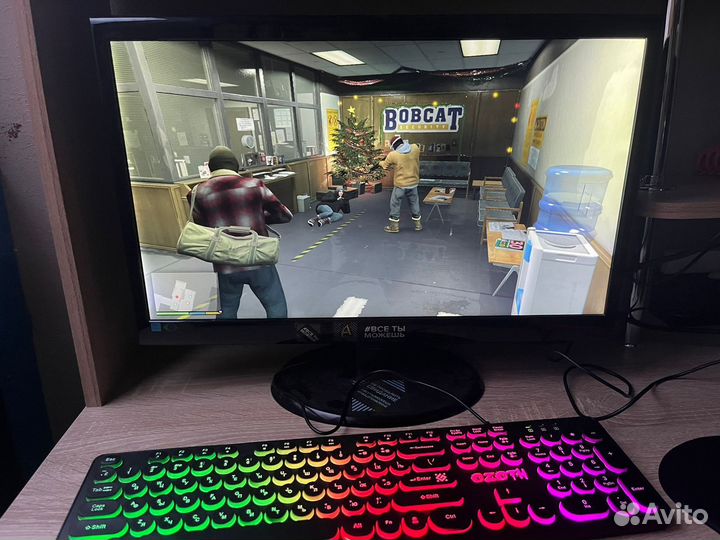 Игровой компьютер с монитором полный комплект