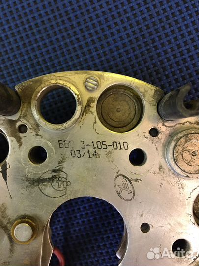 Диодный мост генератора ваз