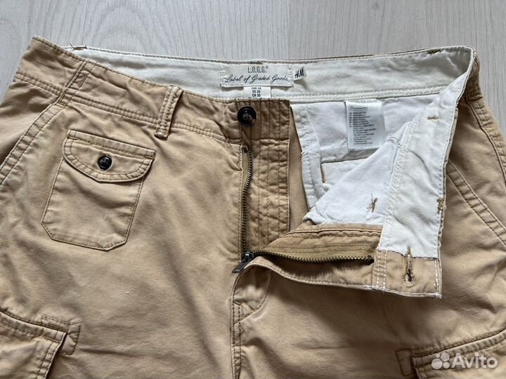 H & M шорты с карманами карго оригинал