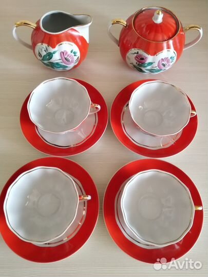 Сервиз чайный СССР Дулево 