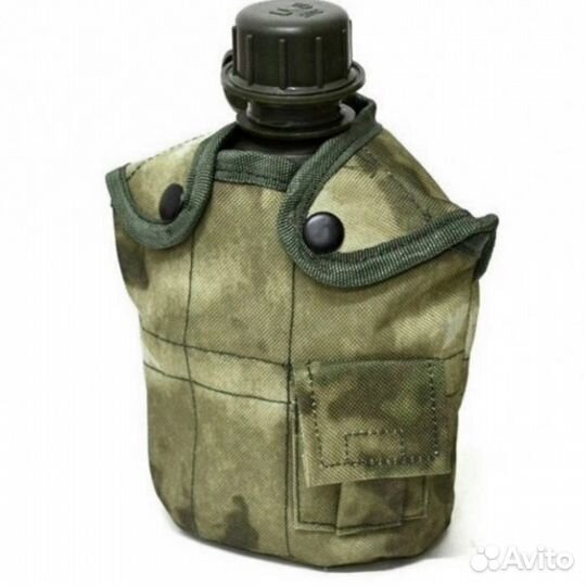 Армейская фляжка с котелком (Мох)