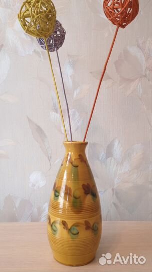 Ваза янтарного цвета, СССР