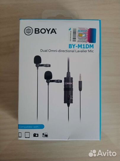 Петличный микрофон boya
