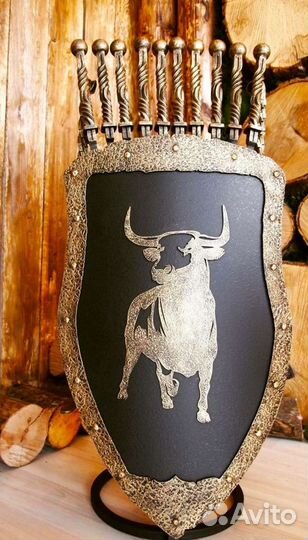 Набор шампуров щит