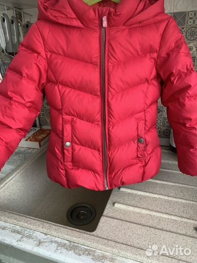 Пуховик для девочки 116