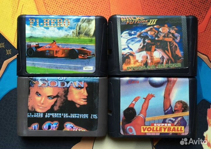 Sega Mega Drive Лот 12 Старых Картриджей 2000х #3