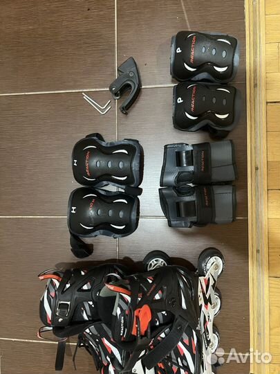 Роликовые коньки детские раздвижные