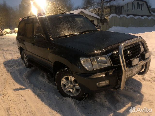 Кенгурятник Toyota Land Cruiser 100 с птф