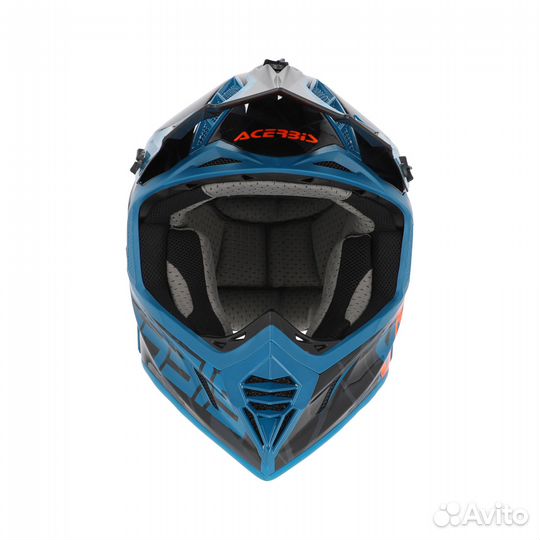 New Шлем Acerbis X-track 22-06 Black/Green