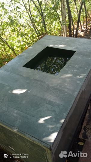 Емкость для воды металлическая бу