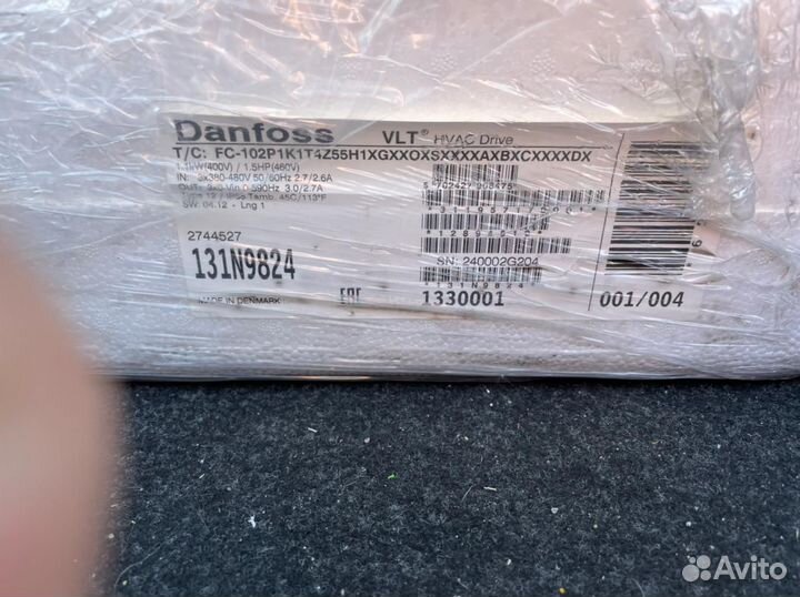 Частотный преобразователь Danfoss