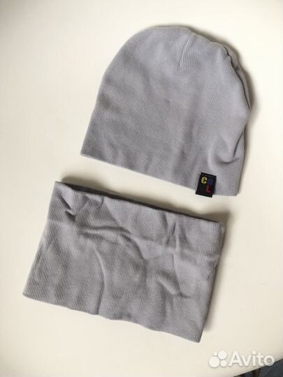 Комплект шапка и снуд