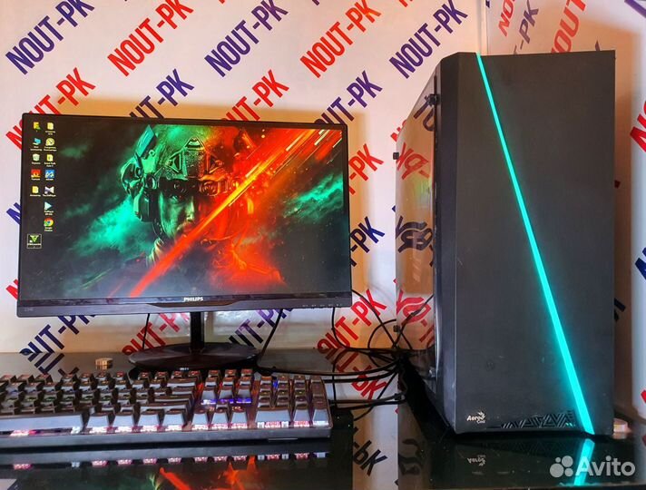 Игровой пк core i5/Rx580/ssd512/16гб