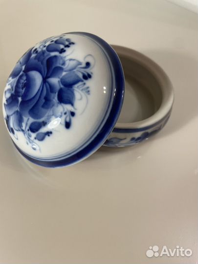 Шкатулка гжель